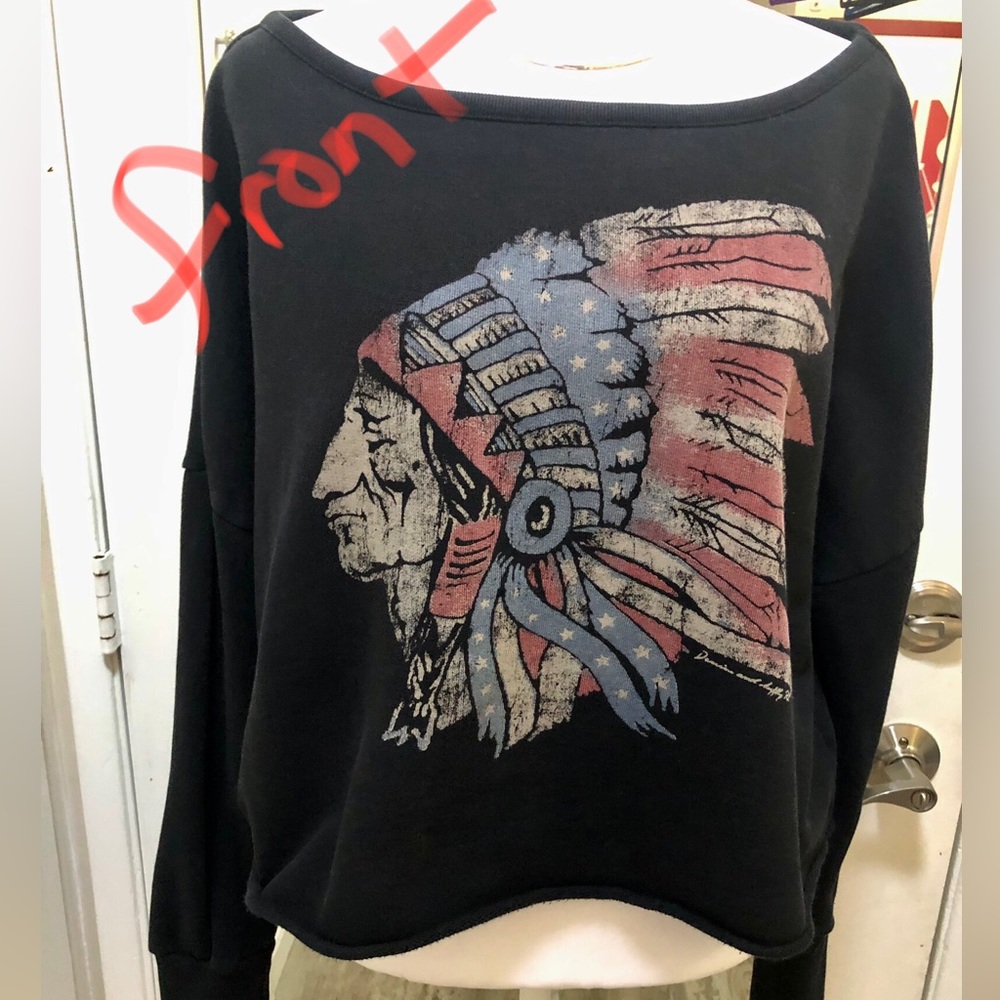 DENIM & SUPPLY RALPH LAUREN Gorgeous top. Vintage look. Sexy back Sz S